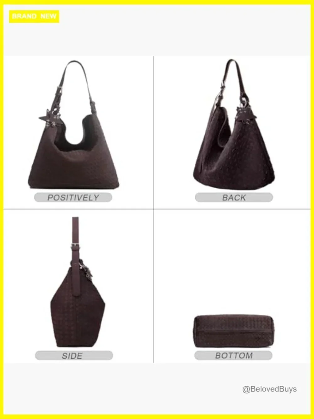 Slouchy Suede Hobo Bag - Top Handle Shoulder Crossbody Tote for Work Travel